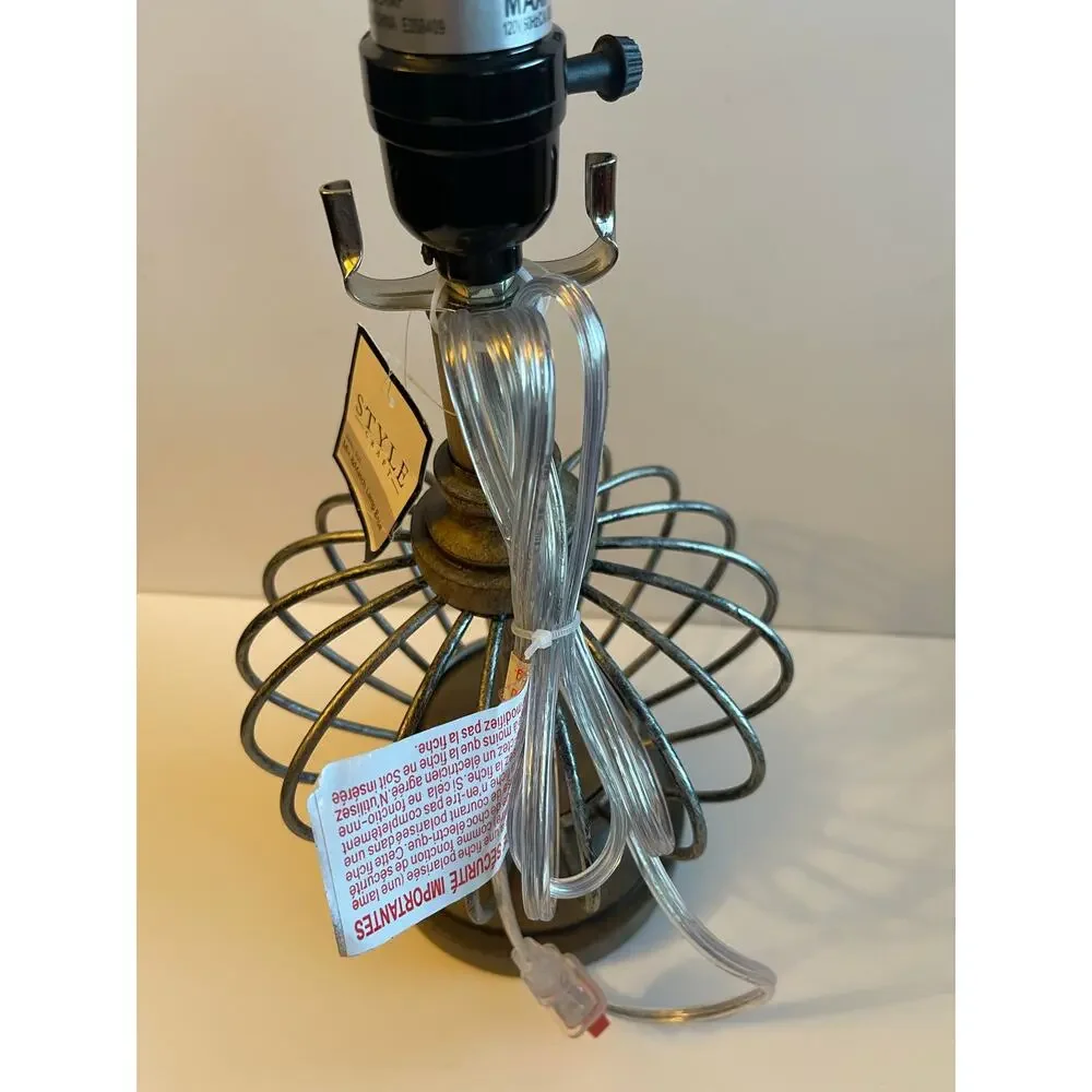 New StyleCraft Table Lamp - Brown Vintage Style